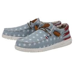 Wally Americana - Denim Star -Online Shoe Store 40395 4NR WALLYAMERICANA DENIMSTAR PAIRSIDE