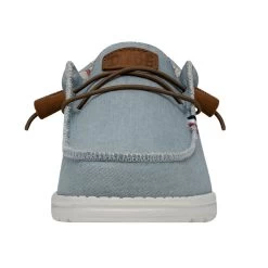 Wally Americana - Denim Stripe -Online Shoe Store 40395 4OE WALLYAMERICANA DENIMSTRIPE LEFTFRONT