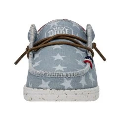 Wally Toddler Americana - Denim Star -Online Shoe Store 40581 4NR WALLYAMERICANATODDLER DENIMSTAR LEFTFRONT