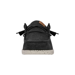 Wally Washed Canvas - Black 11 Wally Washed Canvas - Black -Online Shoe Store FW23 M 40296 001 WALLY WASHED CANVAS BLACK LEFT FRONT