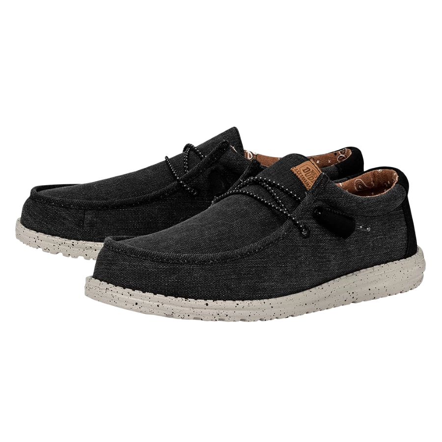 Wally Washed Canvas - Black 4 Wally Washed Canvas - Black - Image 2