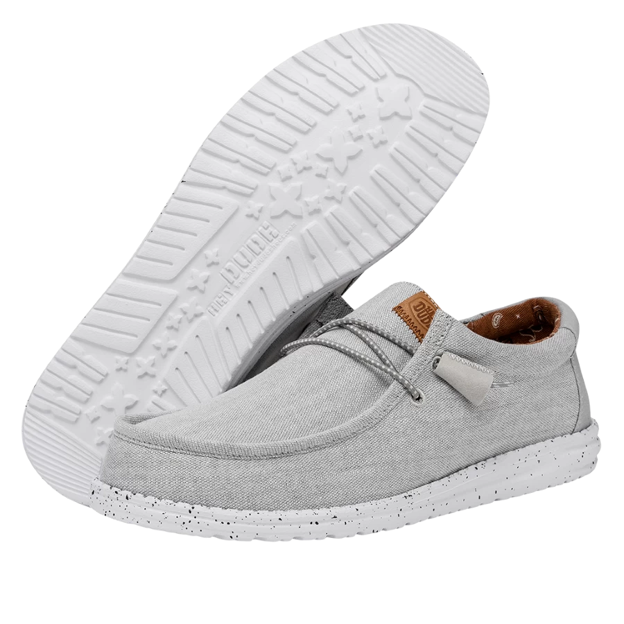 Wally Washed Canvas - Light Grey 5 Wally Washed Canvas - Light Grey - Image 3