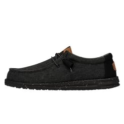 Wally Washed Canvas - Black/Black
