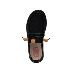 Wendy Washed Canvas - Black -Online Shoe Store FW23 W 40297 001 WENDY WASHED CANVAS BLACK LEFT TOP