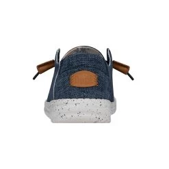 Wendy Washed Canvas - Navy -Online Shoe Store FW23 W 40297 410 WENDY WASHED CANVAS NAVY LEFT BACK