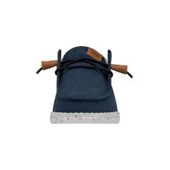 Wendy Washed Canvas - Navy -Online Shoe Store FW23 W 40297 410 WENDY WASHED CANVAS NAVY LEFT FRONT