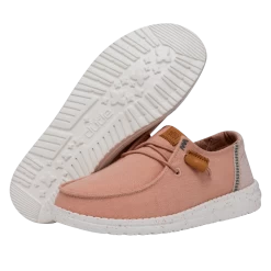 Wendy Washed Canvas - Rose Dust -Online Shoe Store FW23 W 40297 6WK WENDY WASHED CANVAS ROSE CLOUD LEFT PAIROUTSOLE