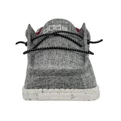 Wally Blend - Black -Online Shoe Store SS22 M 112474987 WALLY ECO LINEN BLACK LEFT 4