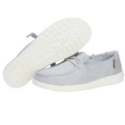 Wendy Chambray - Light Grey -Online Shoe Store WendyLinenLightGrey2 6784e94f 9614 4a61 9441 4742f380375f